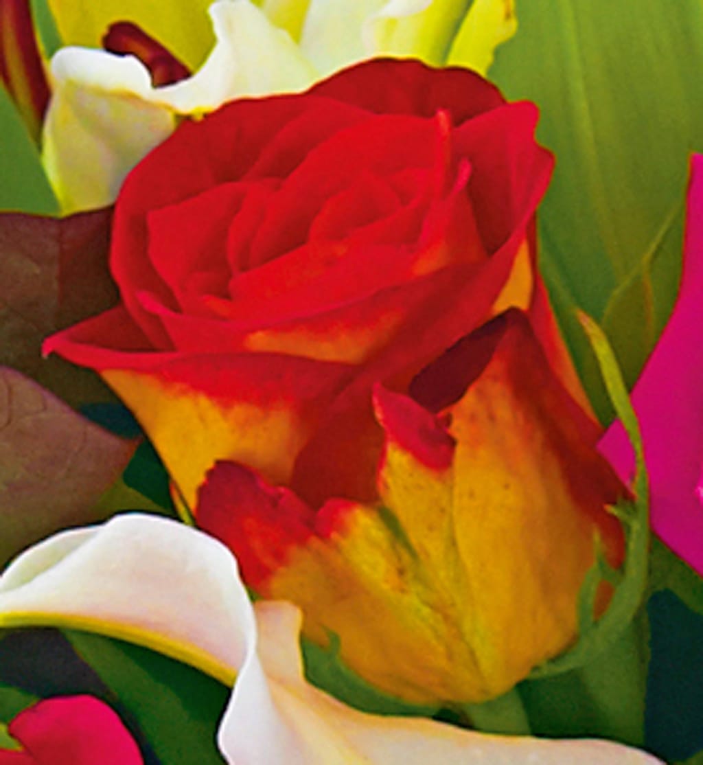 Fairtrade® Oriental Lily and Rose Bouquet 6 of 6