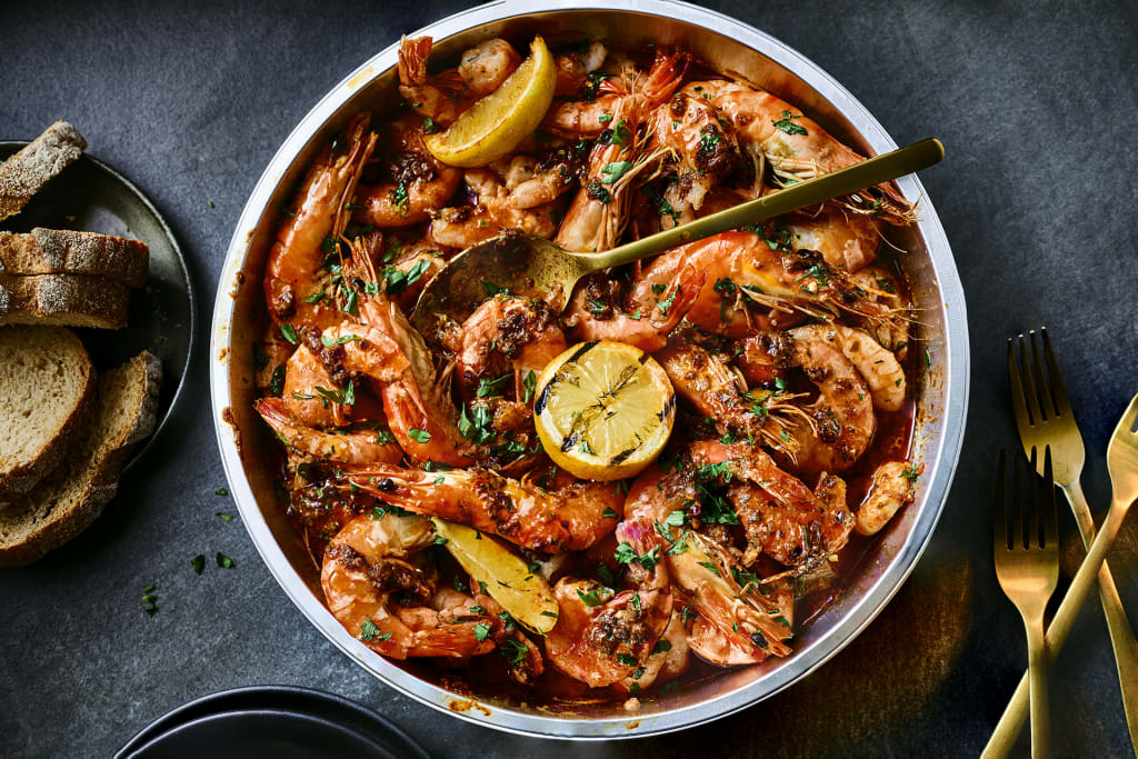 Collection Prawn Medley with Paprika Dressing & Harissa Butter (Serves 4-6) 1 of 2