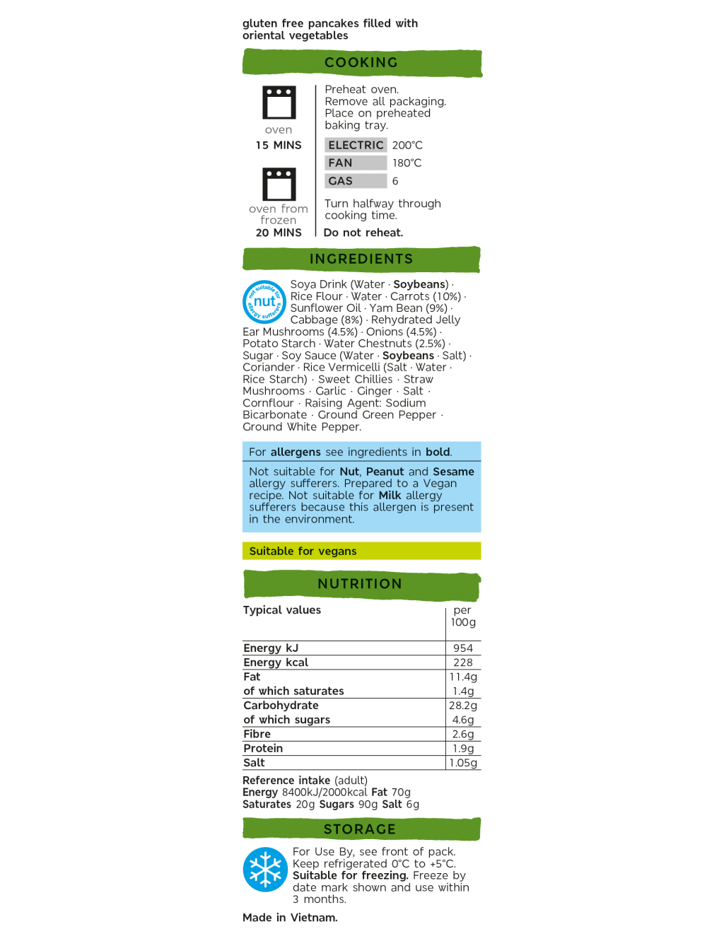 Made Without Veg Spring Rolls (Serves 4) - (Last Collection Date 30th September 2020) 2 of 2