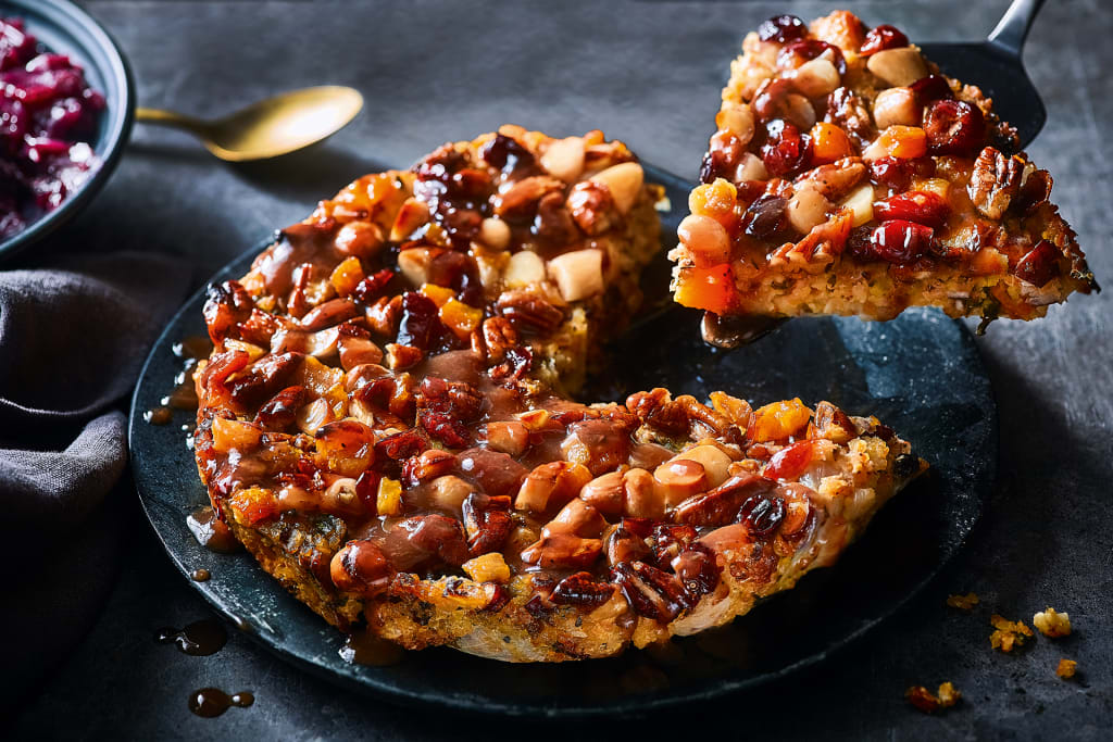 Plant Kitchen Butternut, Almond & Pecan Nut Roast (Serves 4) 1 of 2