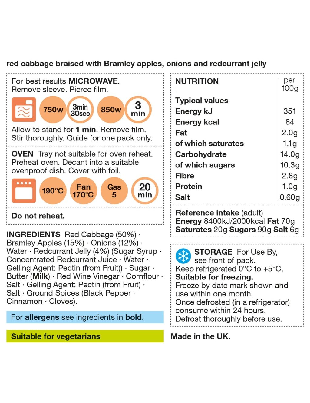 Red Cabbage (Serves 4) - (Last Collection Date 30th September 2020) 3 of 3
