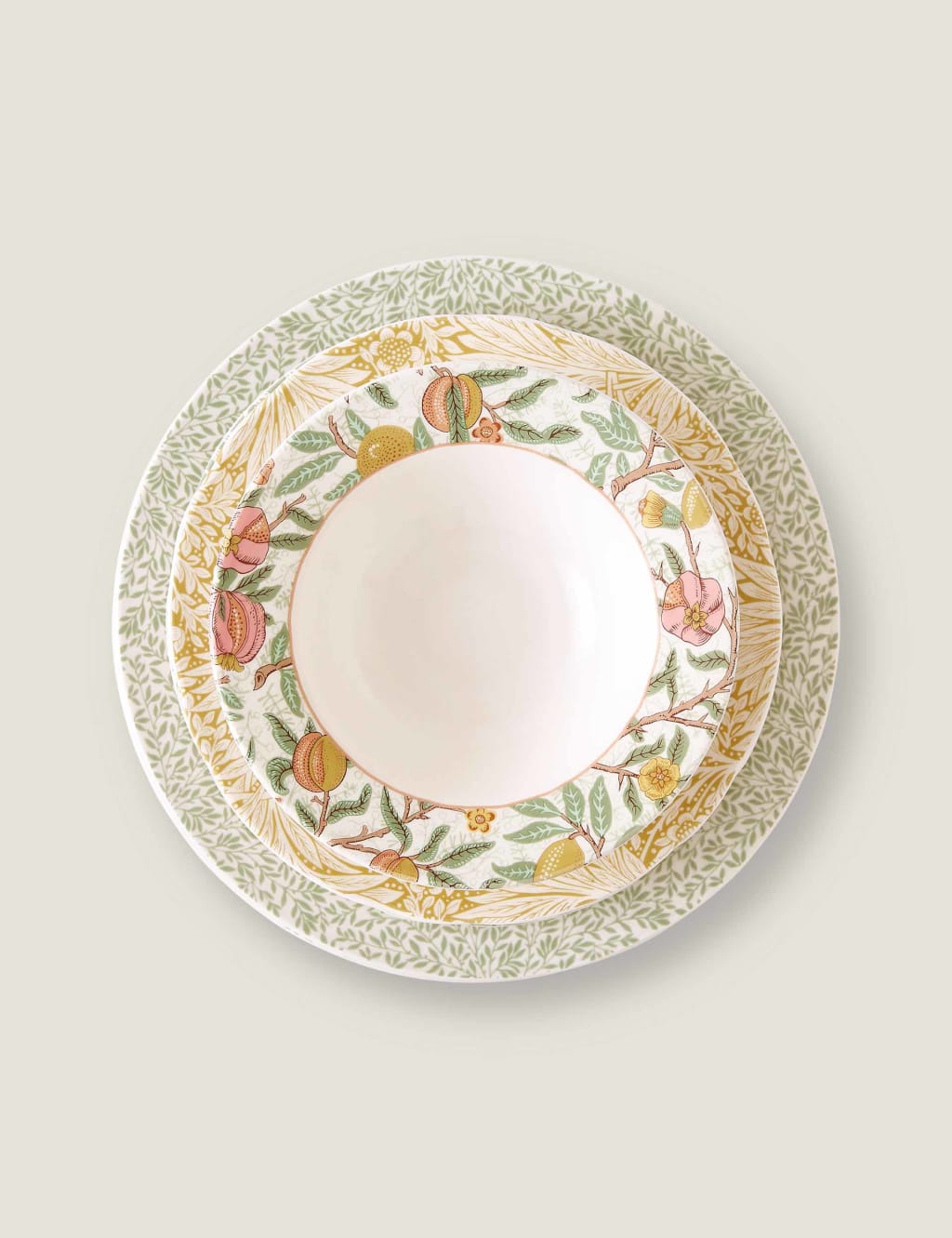 12 Piece Patterned Dinner Set 4 of 5