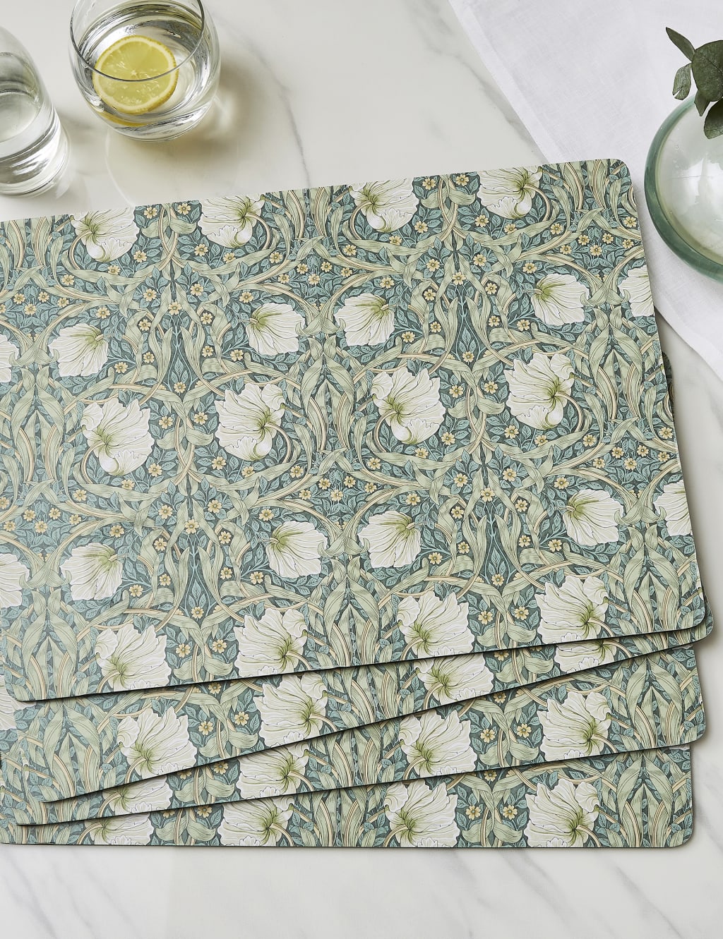 Set of 4 Rectangular Pimpernel Placemats 4 of 4