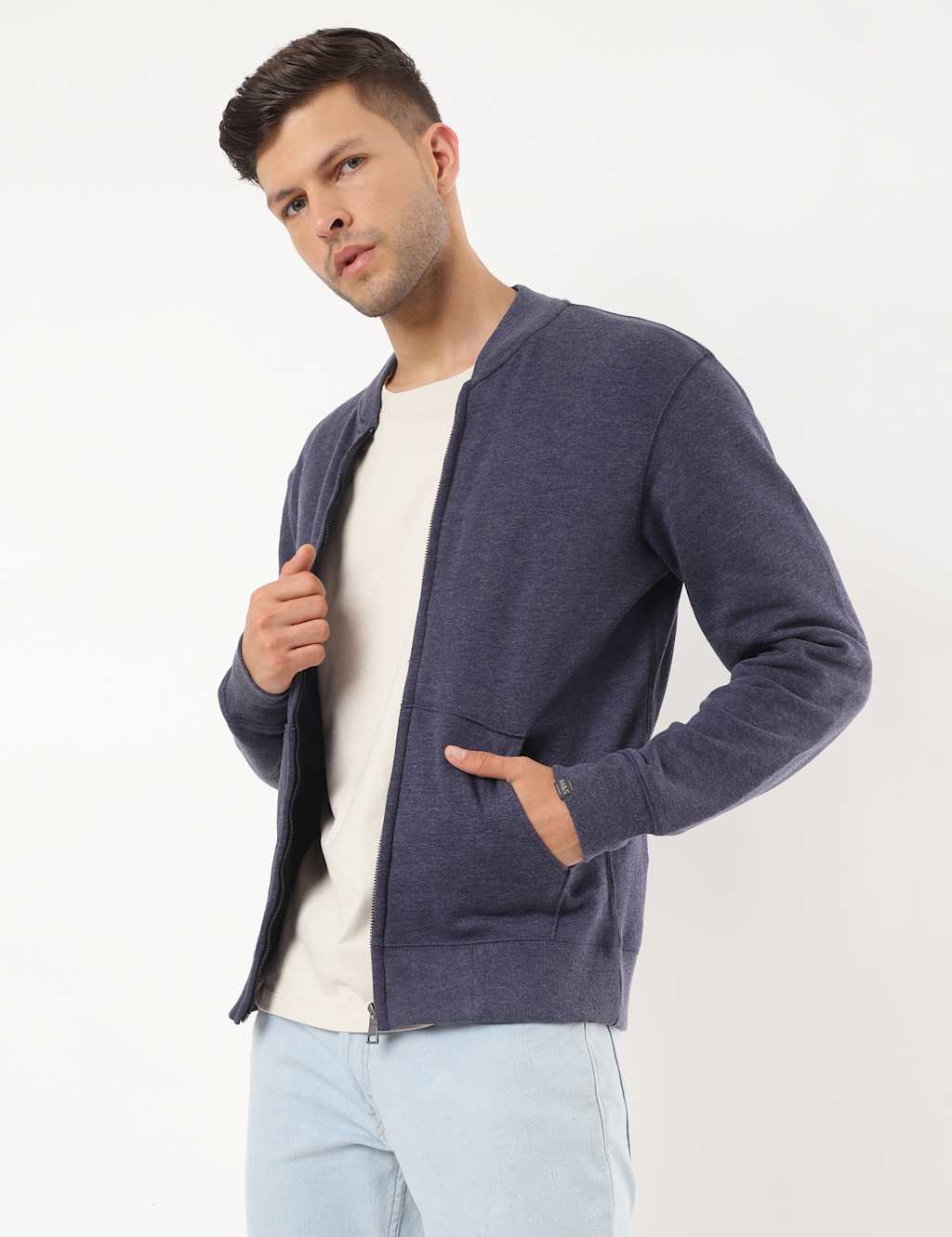 Regular Fit Zip Through Sweatshirt 5 of 5