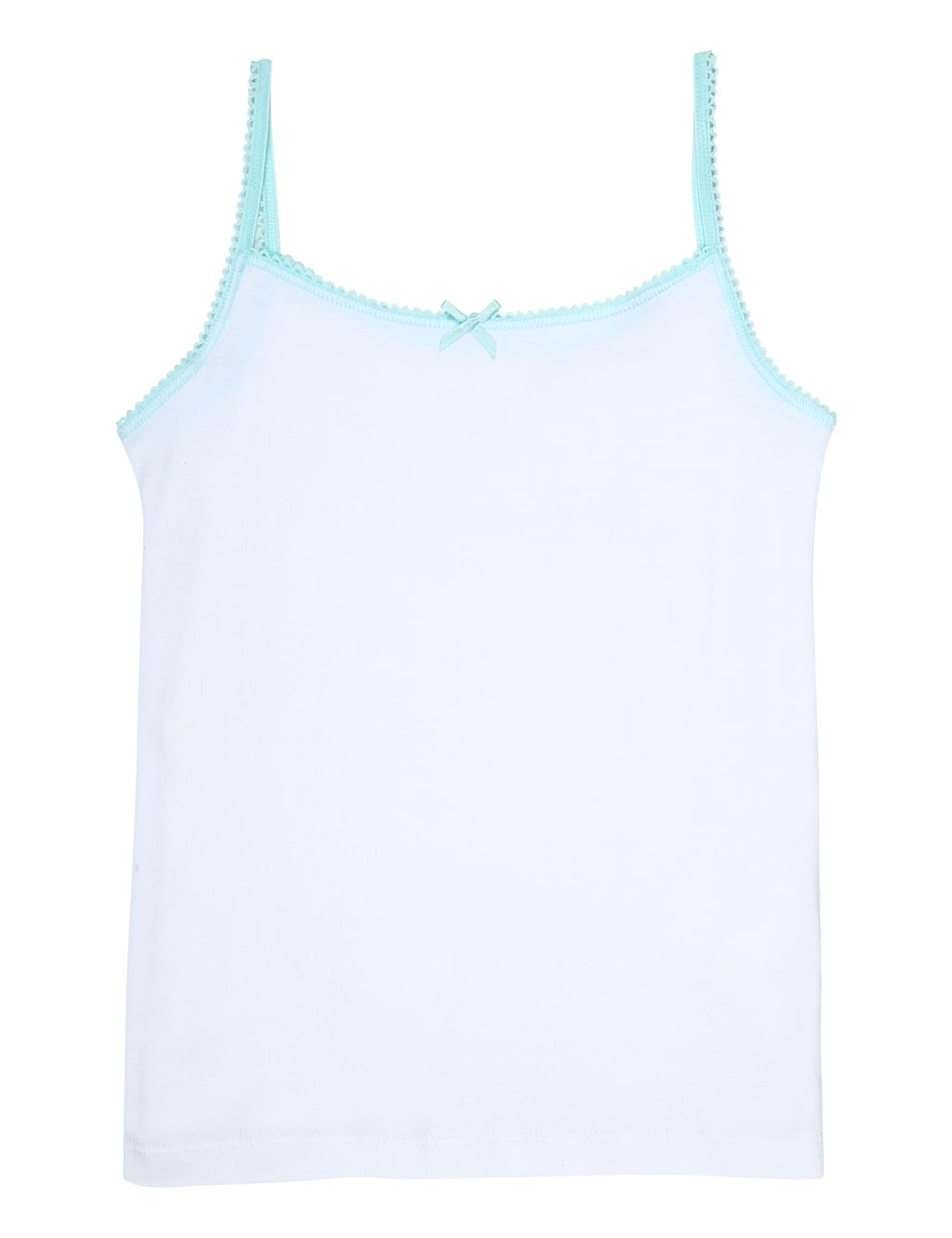 5P Cami Vests colour Trim 2 16 Yrs M S