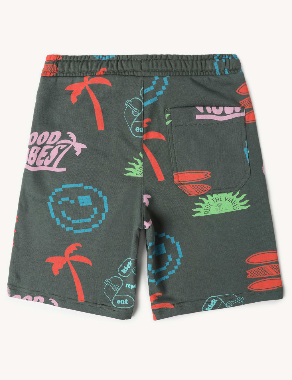Cotton Rich Printed Shorts (6-16 Yrs) 3 of 5