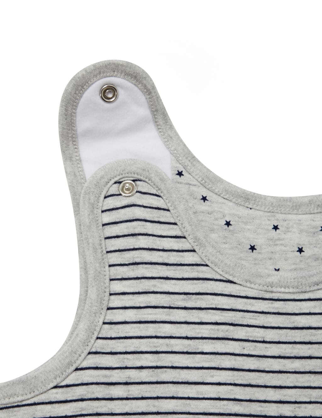 Pure Cotton Star Print 1.5 Tog Sleep Bag 3 of 3