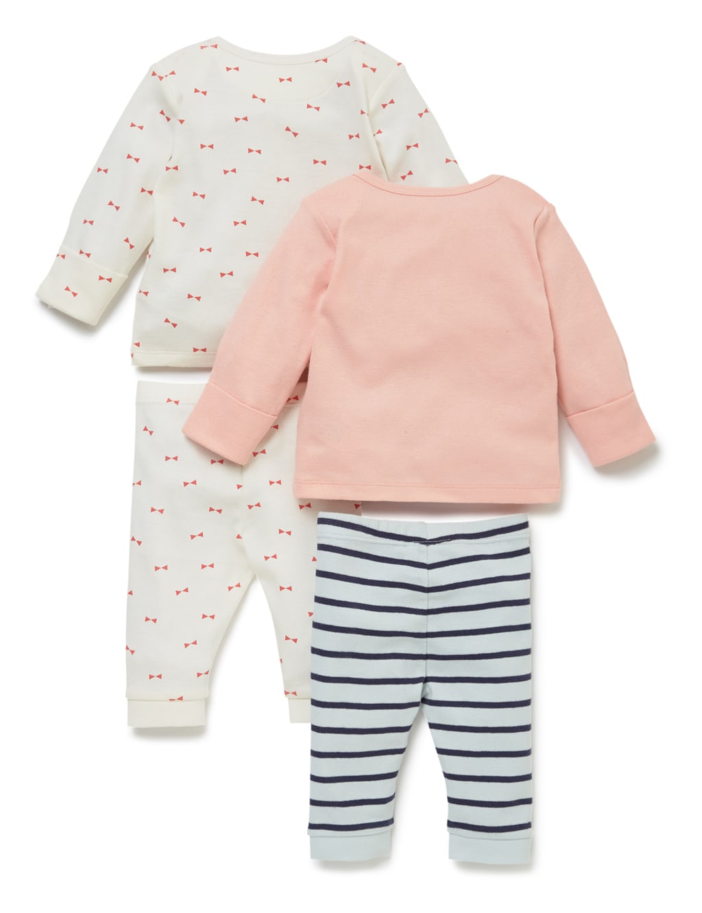 4 Piece Pure Cotton Assorted Pyjamas 2 of 2