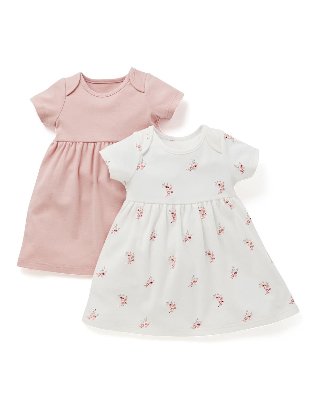 2 Pack Pure Cotton Assorted Dresses 1 of 2