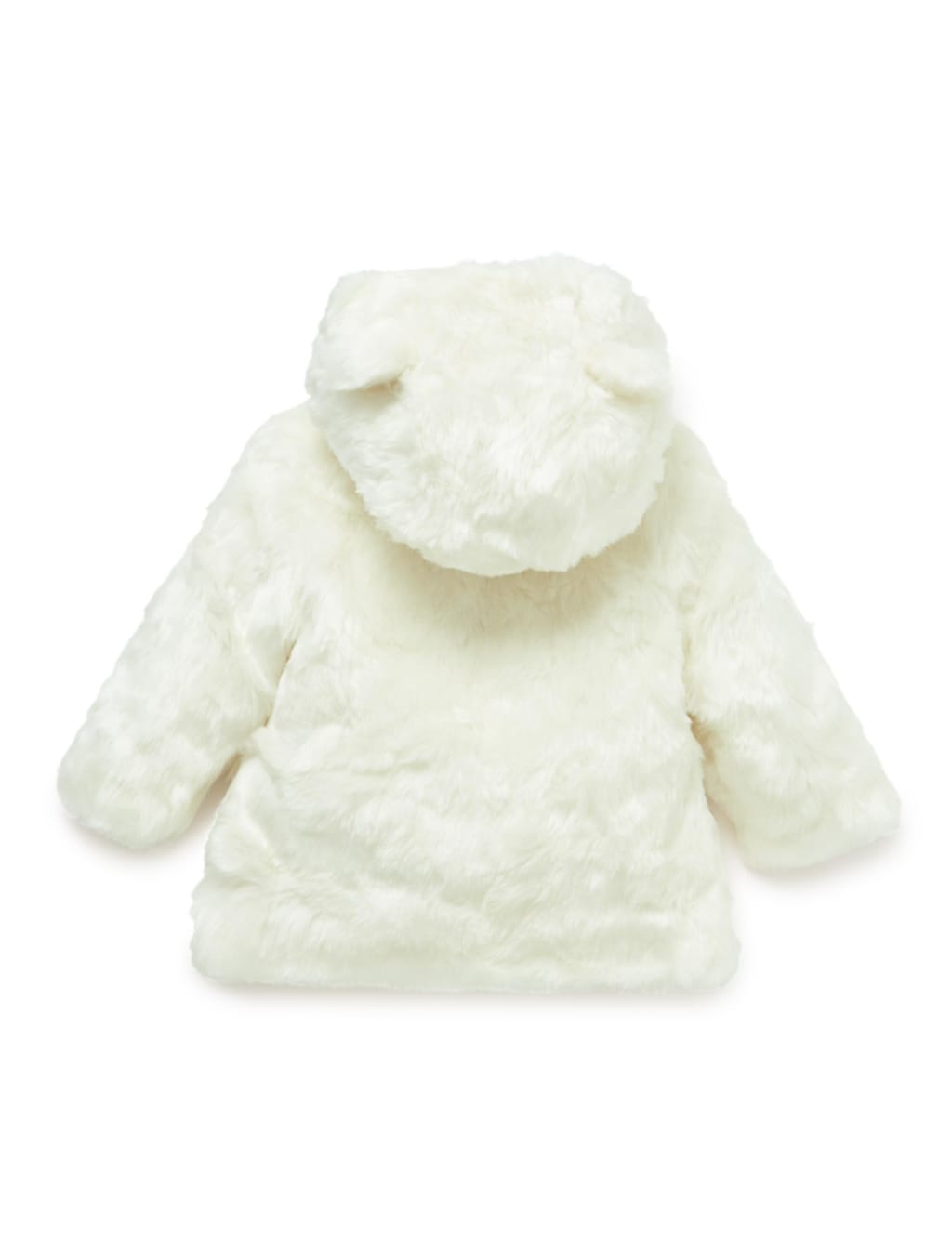 Faux Fur Hooded Coat 2 of 2