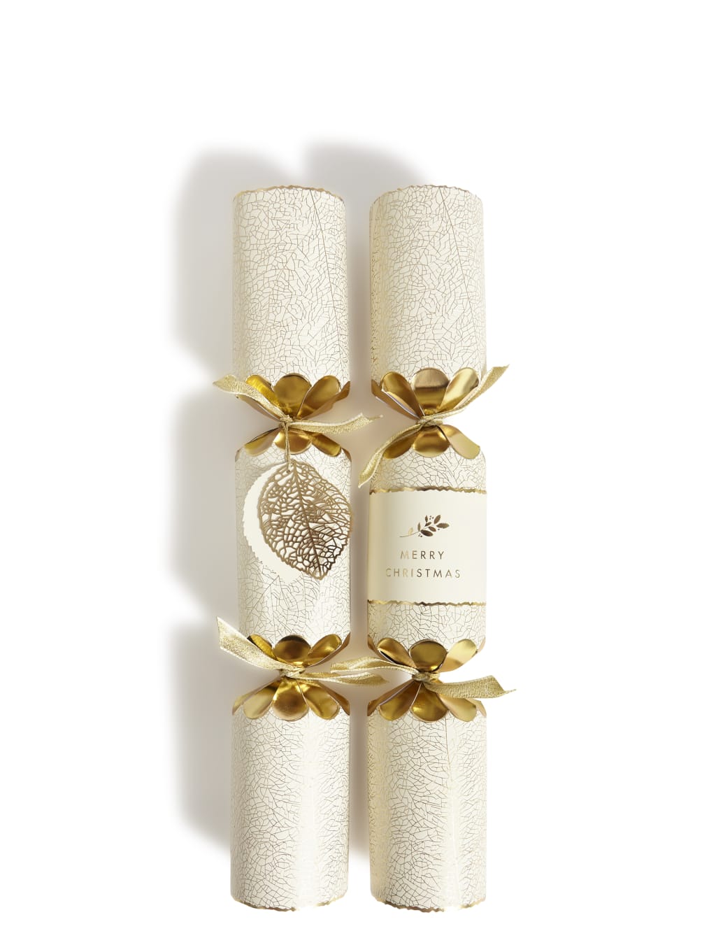 Gold Leaf Christmas Crackers Pack of 6 2 of 4
