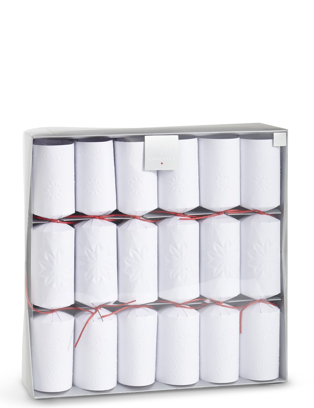Luxury Embossed Christmas Crackers Pack of 6 1 of 4