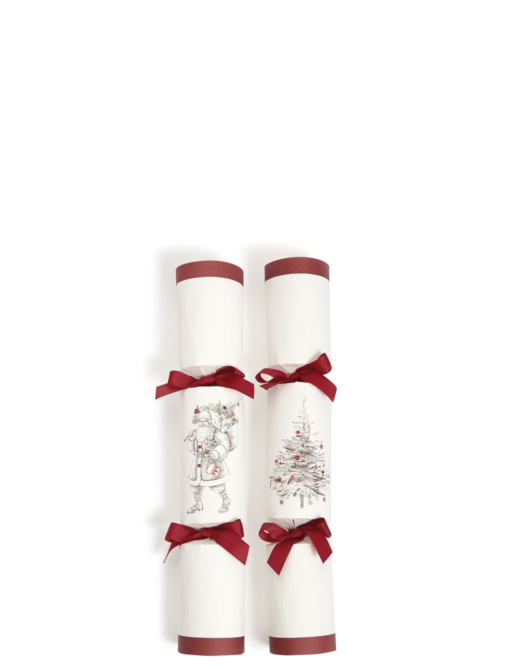 Luxury Santa and Tree Christmas Crackers Pack of 8 2 of 5