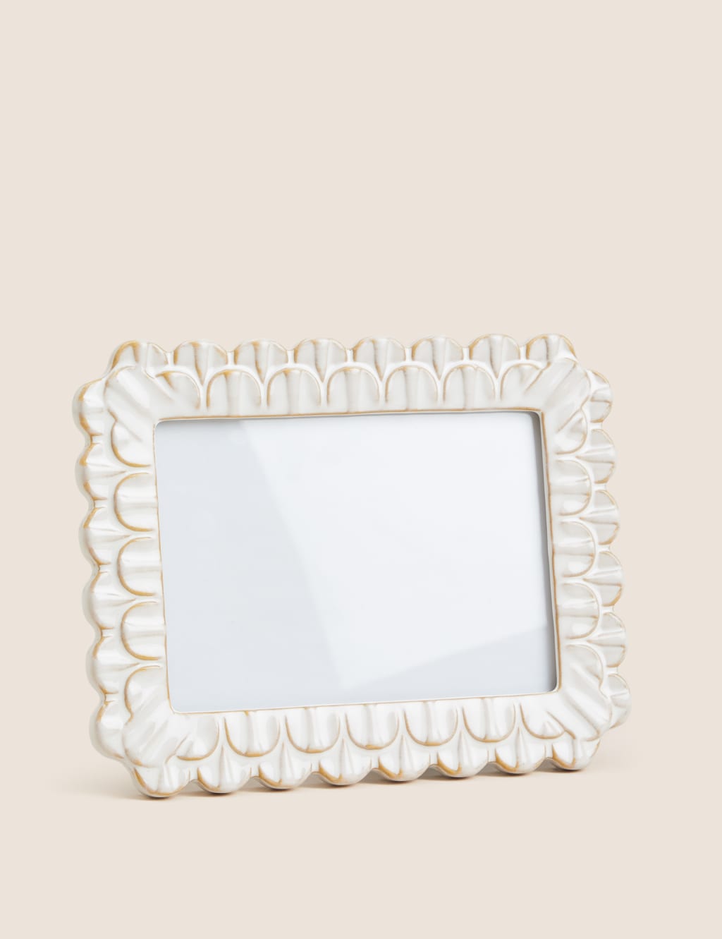 Ceramic Scallop Photo Frame 5x7 inch 4 of 5