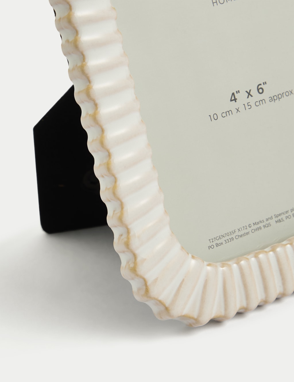 Ceramic Ridged Photo Frame 4x6 Inch 2 of 5