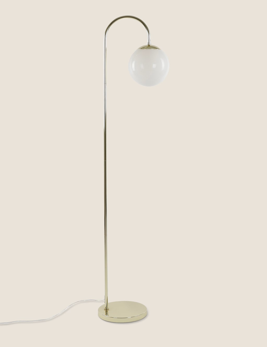 Opal Curved Floor Lamp 1 of 6