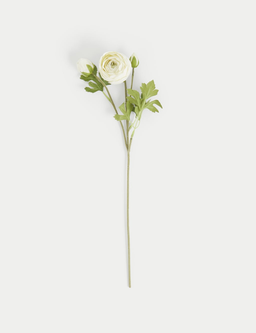 Set of 2 Artificial Real Touch Ranunculus Stems 3 of 4