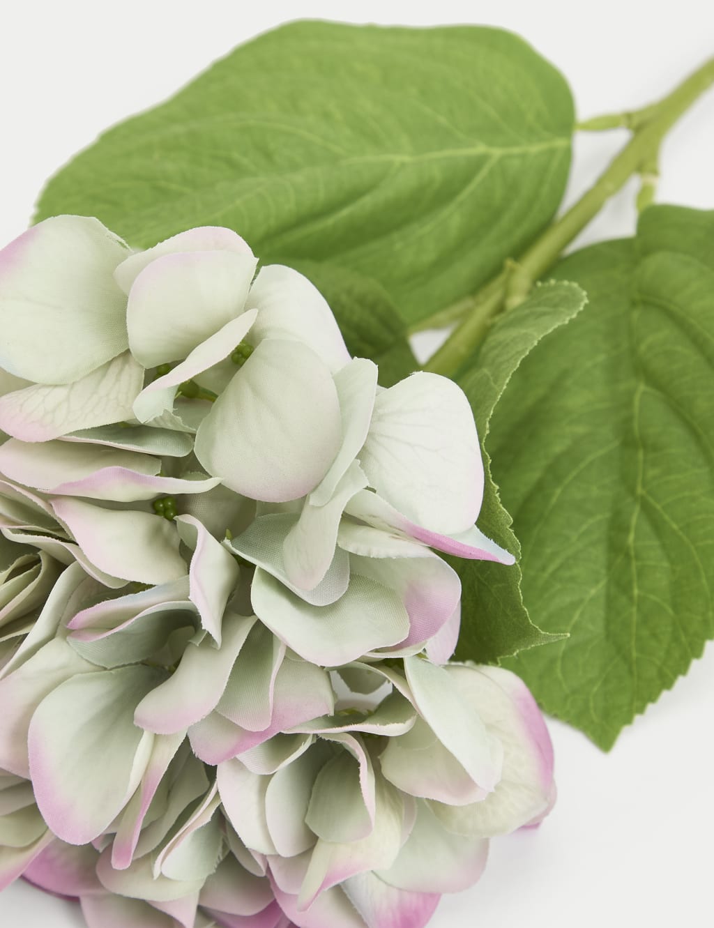 Set of 2 Artificial Real Touch Hydrangea Stems 4 of 6
