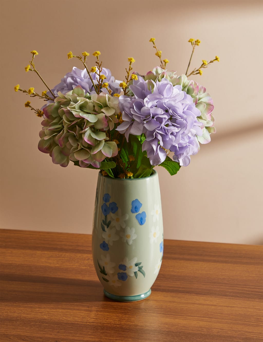 Set of 2 Artificial Real Touch Hydrangea Stems 2 of 6