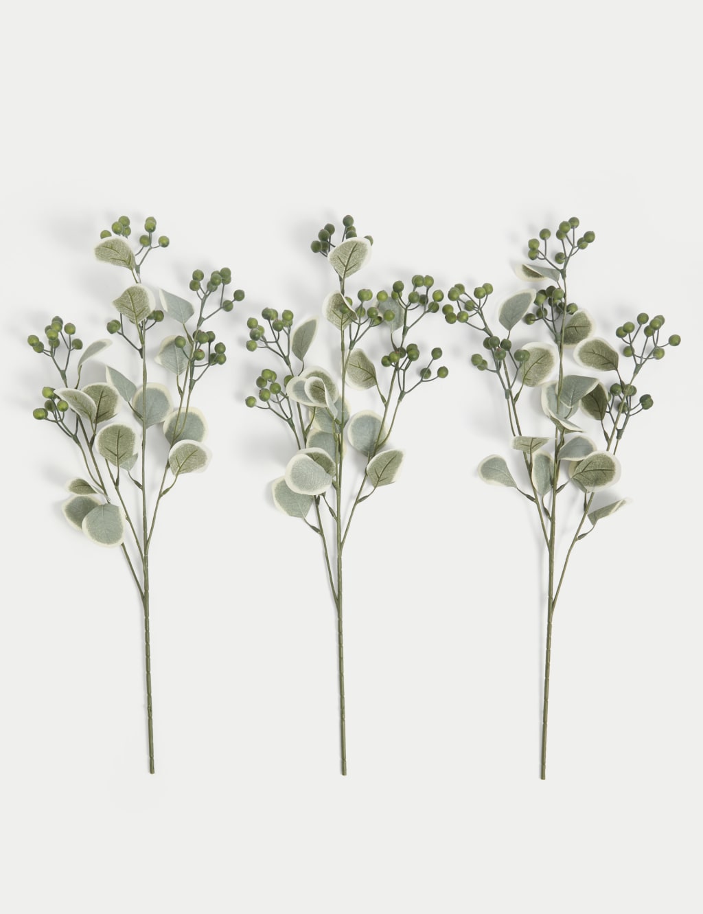 Set of 3 Artificial Berry Single Stems 1 of 3