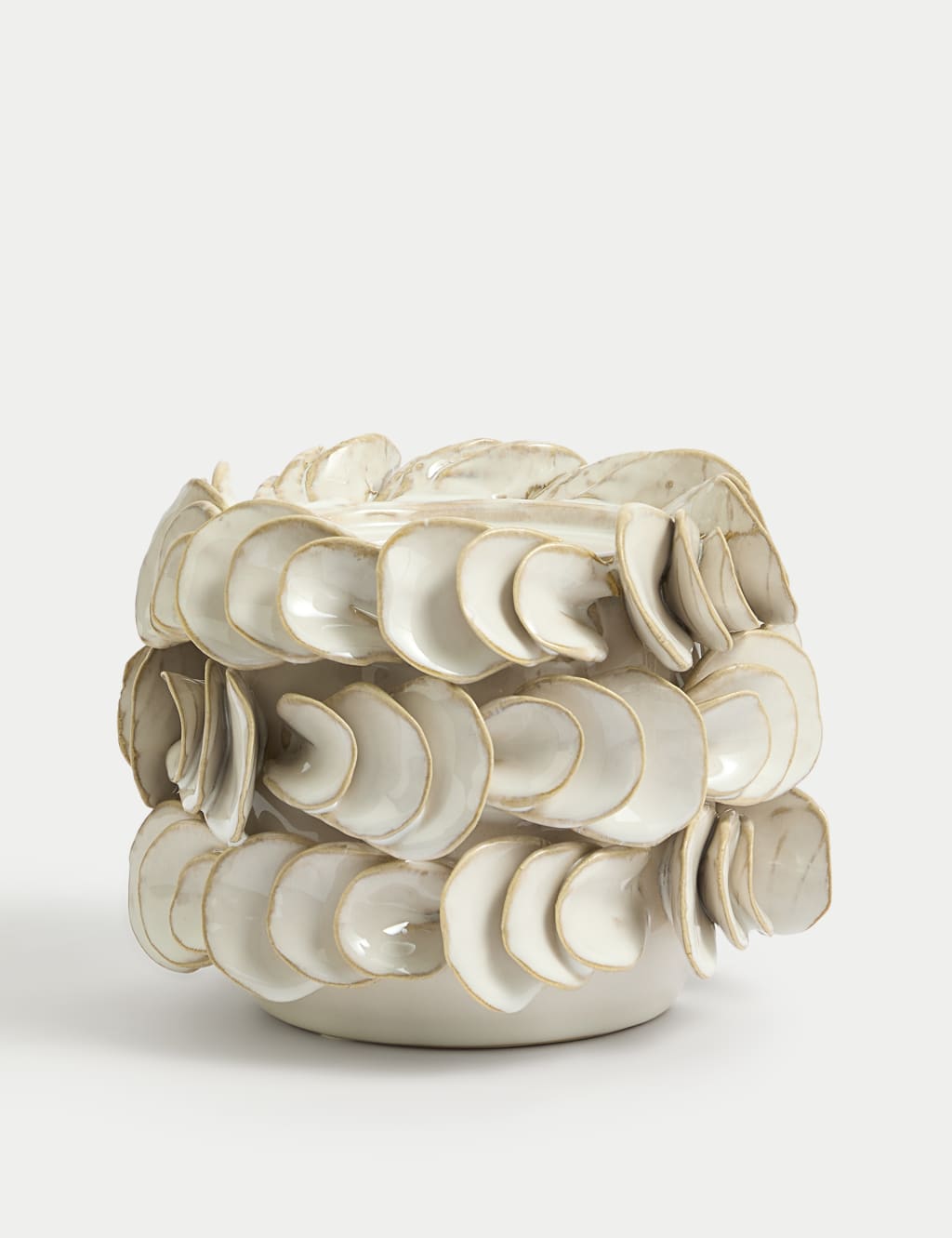 Petal Ceramic Pillar Candle Holder 2 of 5