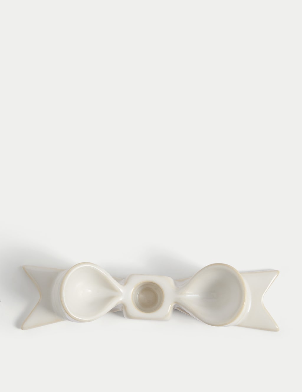 Bow Ceramic Dinner Candle Holder 4 of 4