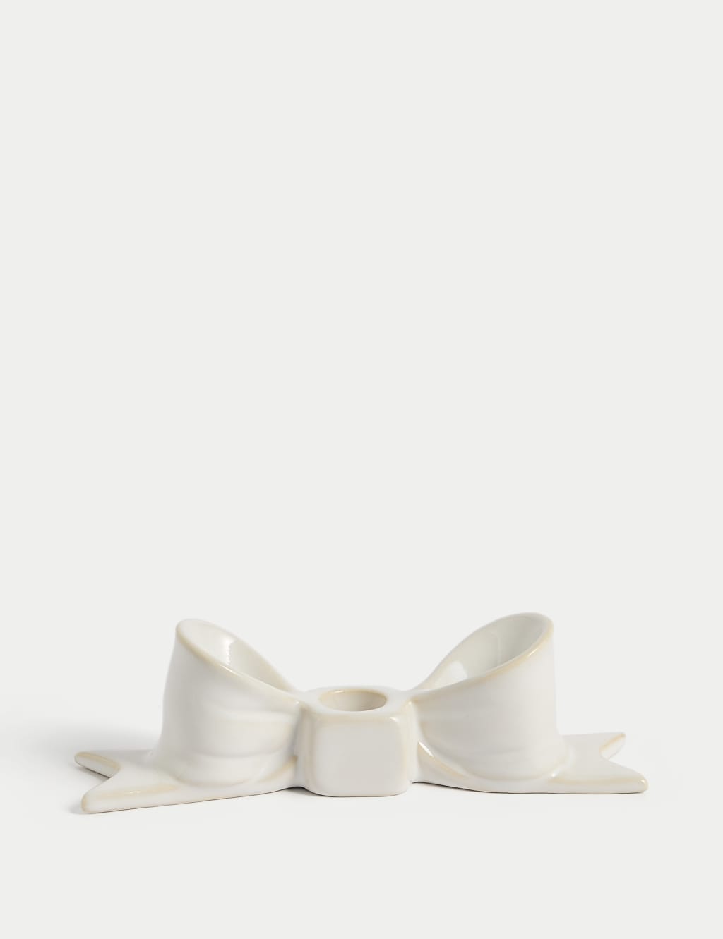 Bow Ceramic Dinner Candle Holder 2 of 4