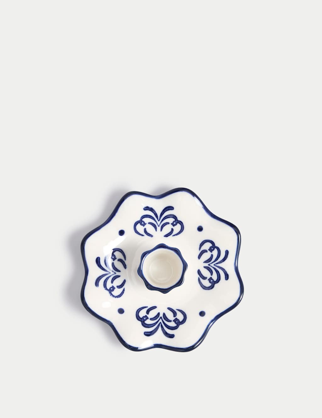 Floral Ceramic Dinner Candle Holder 3 of 6