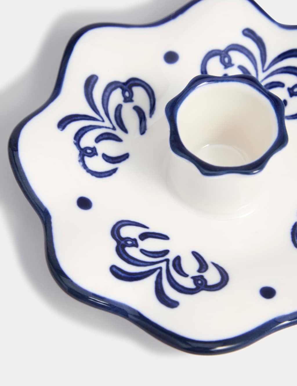 Floral Ceramic Dinner Candle Holder 4 of 6