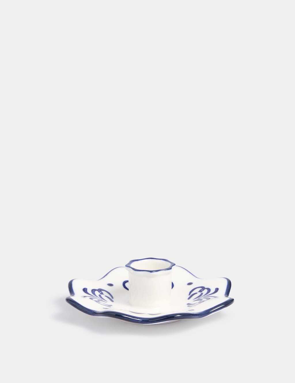 Floral Ceramic Dinner Candle Holder 2 of 6