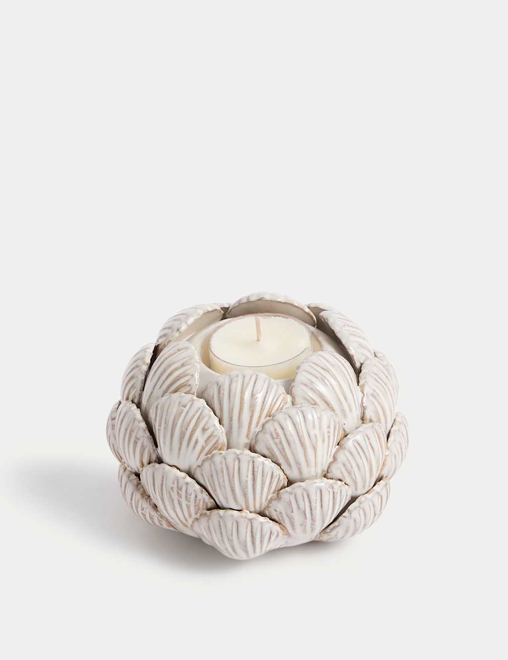 Shell Ceramic Tealight Holder 3 of 5