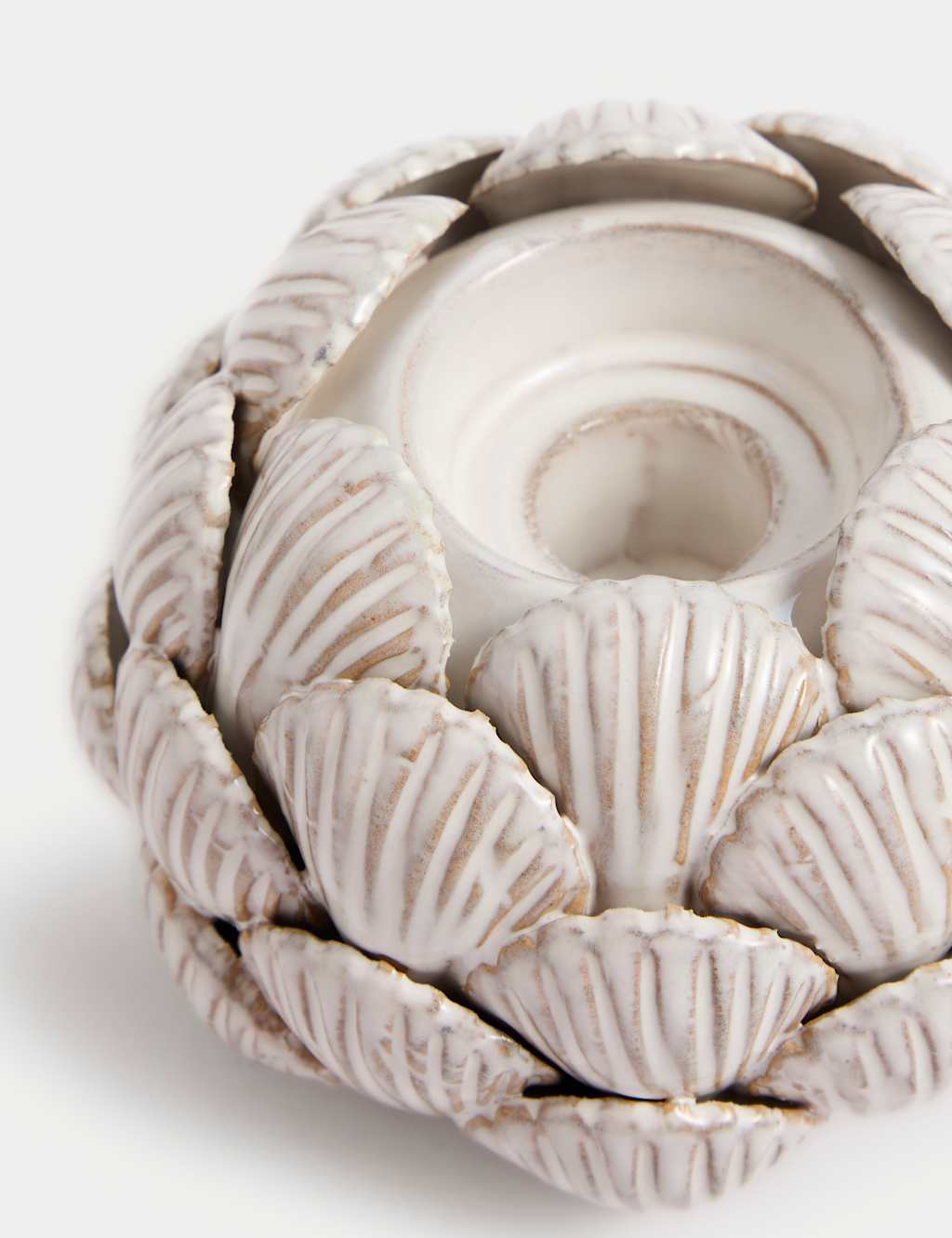 Shell Ceramic Tealight Holder 5 of 5