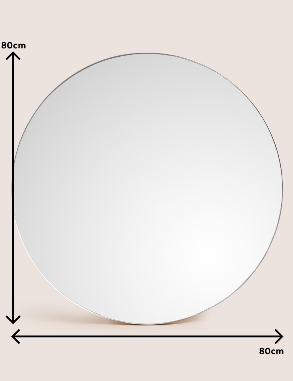 Milan Large Round Mirror 4 of 4