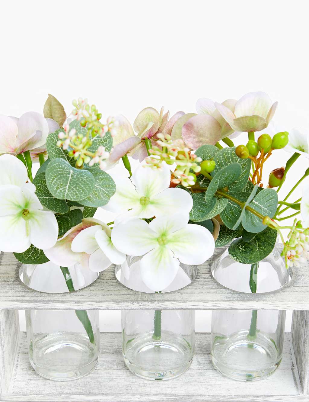 Artificial Flower Trio in Bottle Caddy 2 of 3