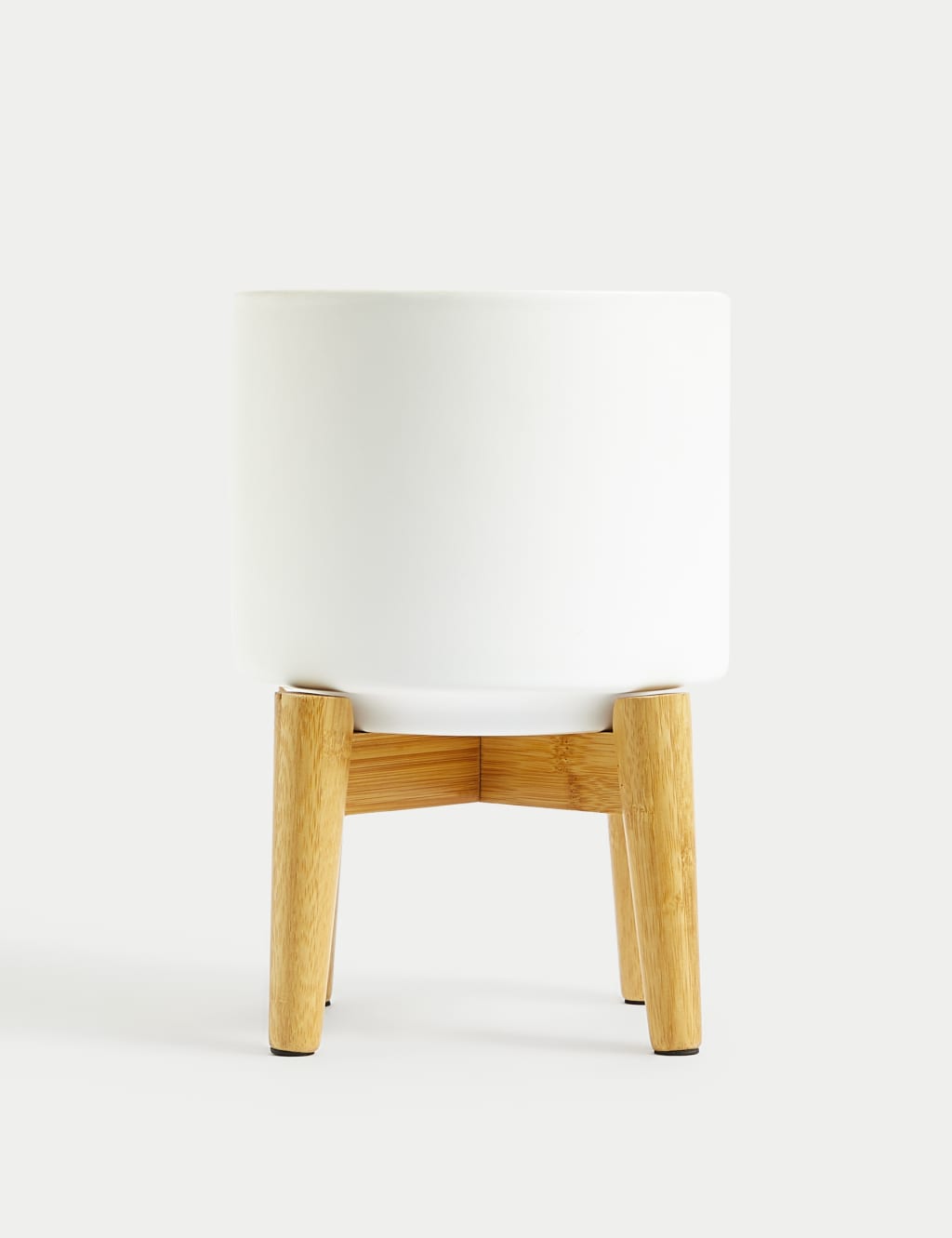 Medium Ceramic Planter with Stand 3 of 5