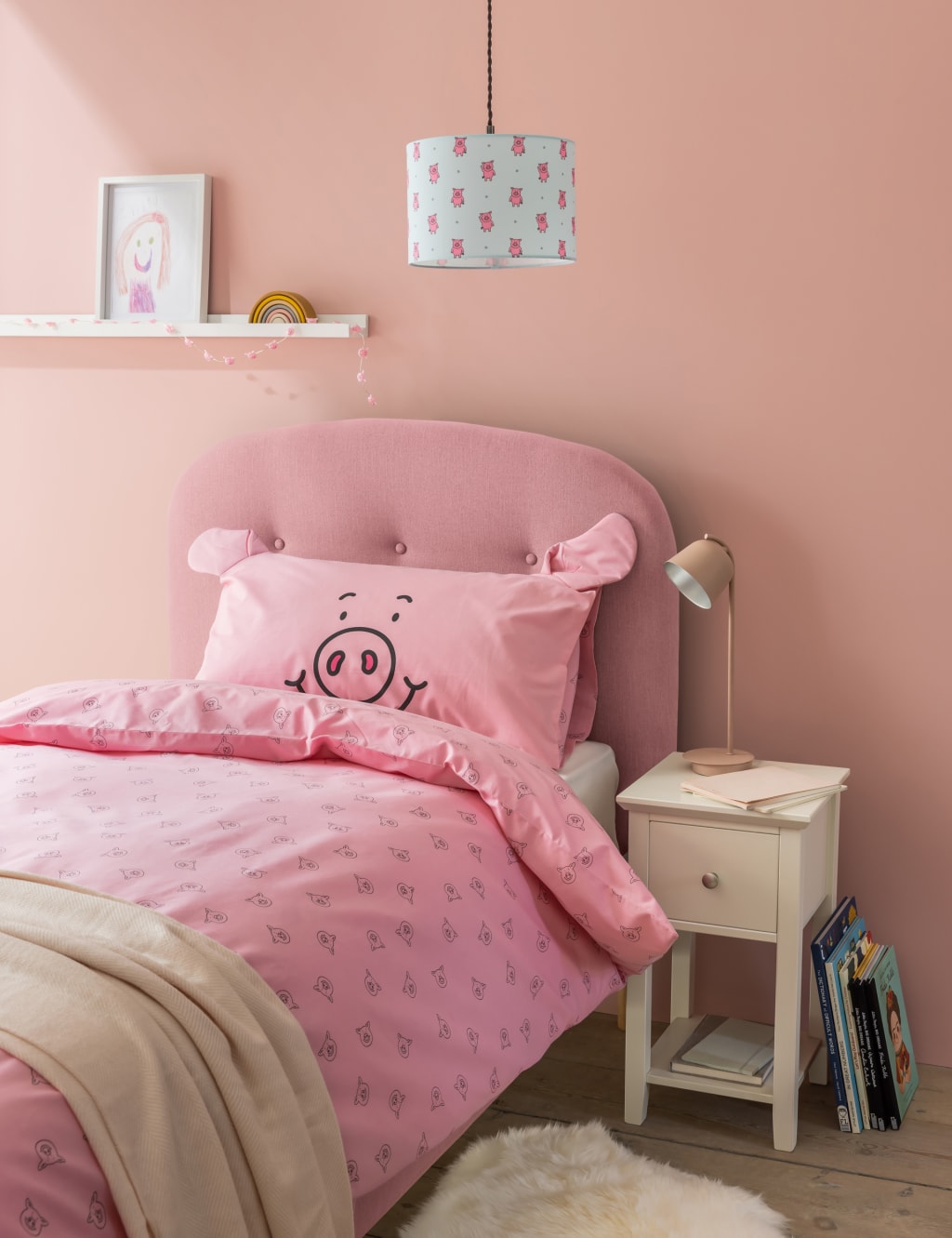 Percy Pig™ Print Ceiling Lamp Shade 6 of 6