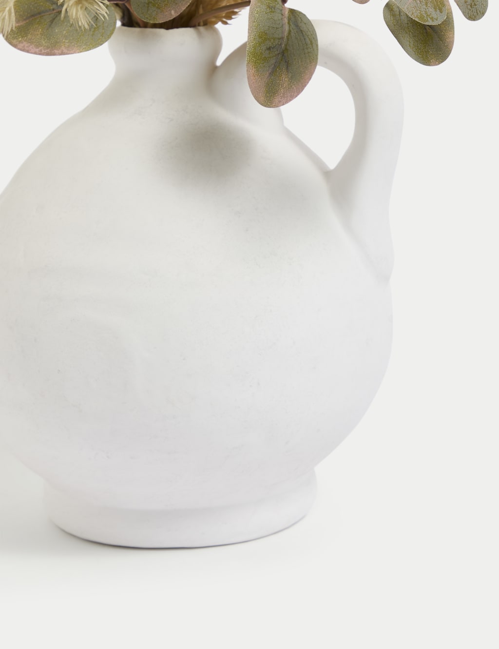 Artificial Dried Arrangement in Cement Vase 3 of 3