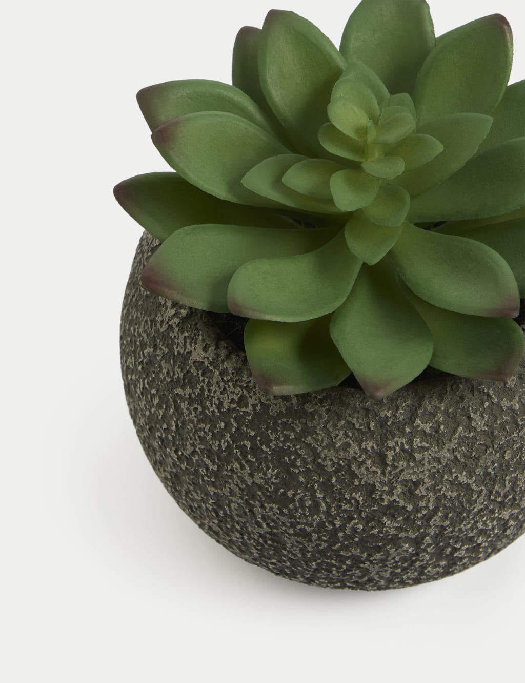 Artificial Mini Succulent in Concrete Pot 2 of 3