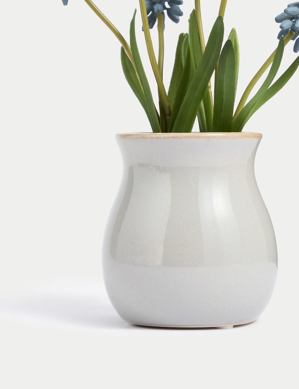 Artificial Hyacinth Plant in Ceramic Pot 3 of 3