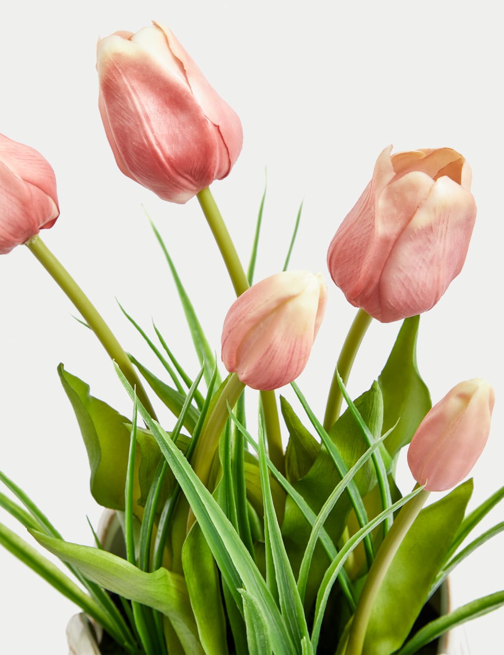 Artificial Tulip Plant in Ceramic Pot 3 of 3