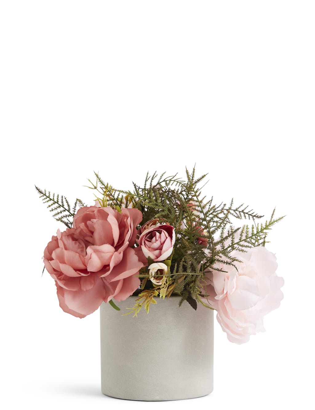 Rose & Hydrangea in Cylinder Pot 1 of 3