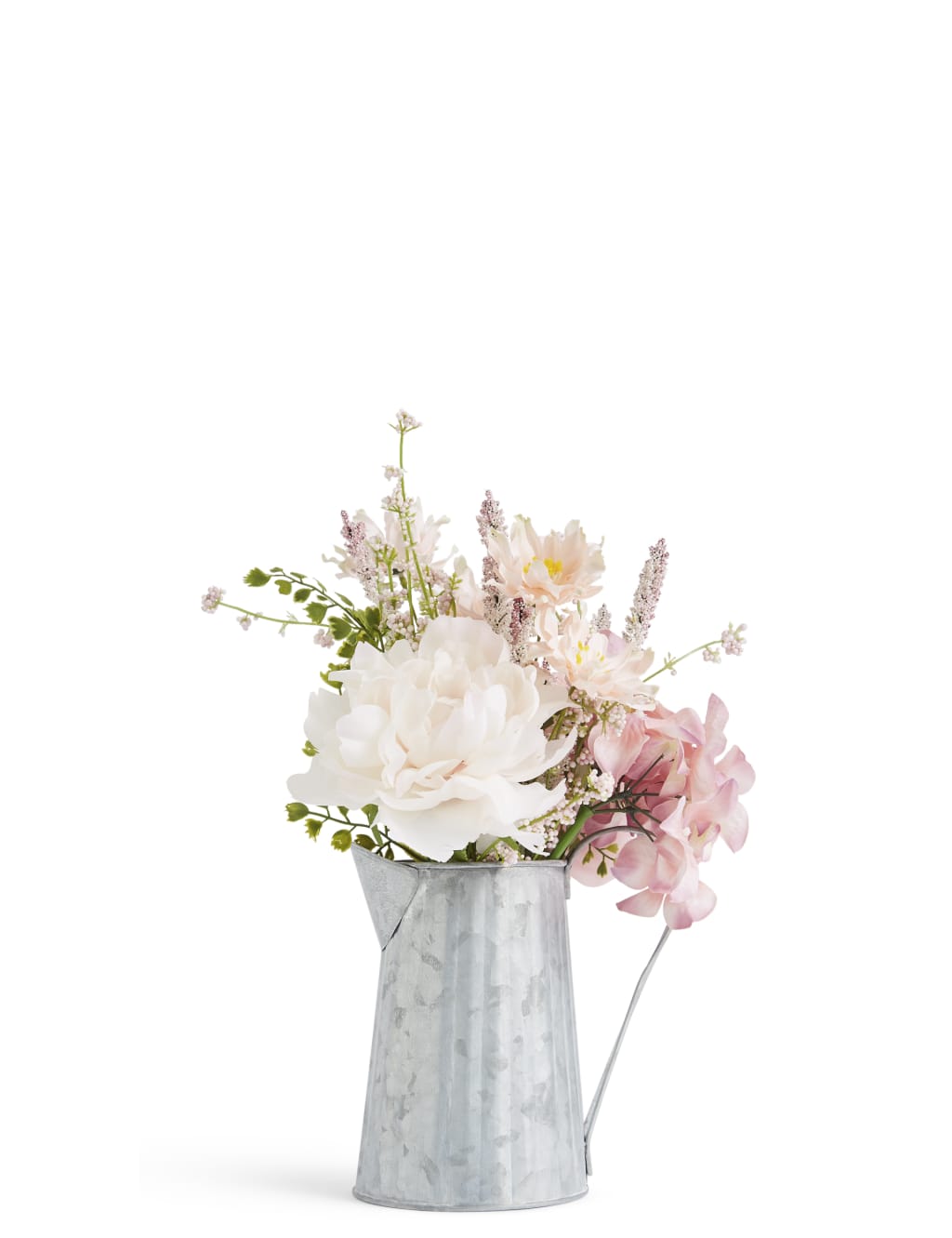 Peony & Hydrangea Tin Jug 1 of 3