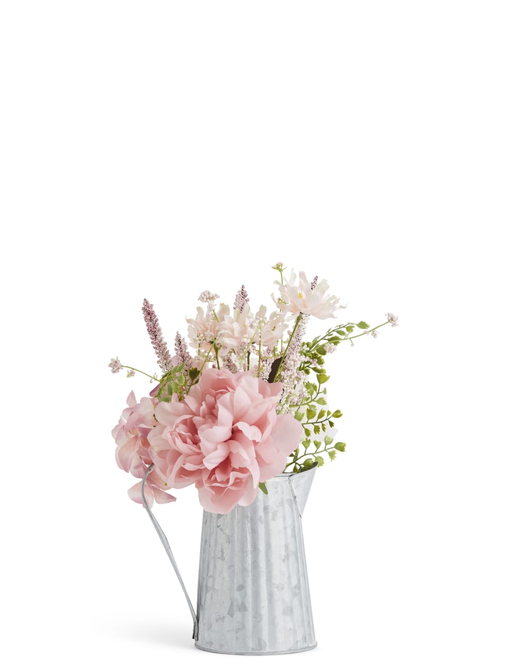 Peony & Hydrangea Tin Jug 2 of 3