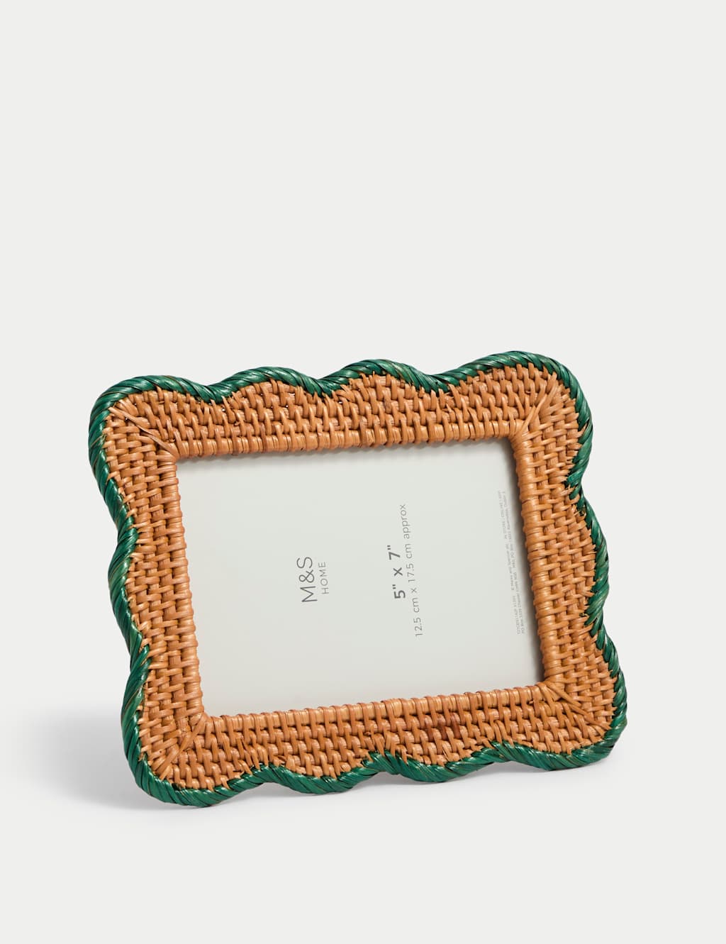 Rattan Scallop Photo Frame 5x7 inch 4 of 4