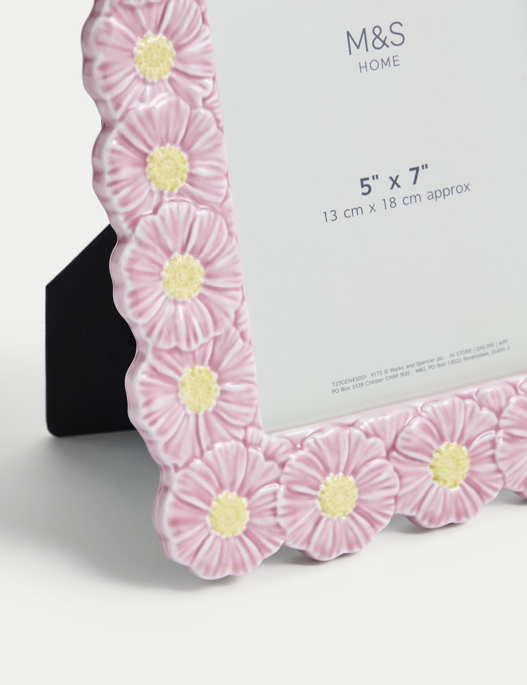 Ceramic Daisy Photo Frame 5x7 inch 3 of 4
