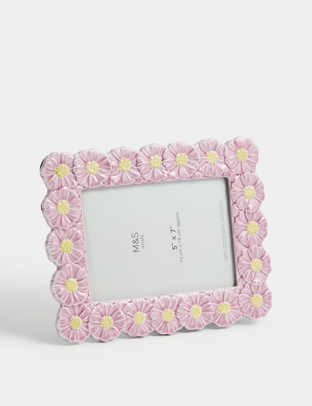 Ceramic Daisy Photo Frame 5x7 inch 4 of 4