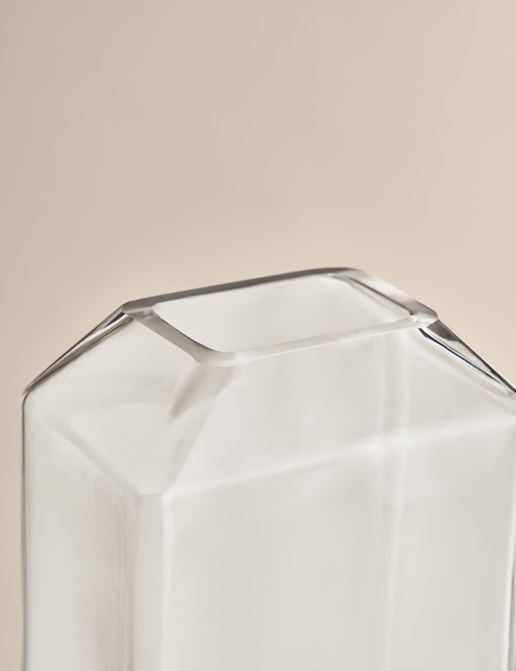 Tall Angular Glass Vase 4 of 6