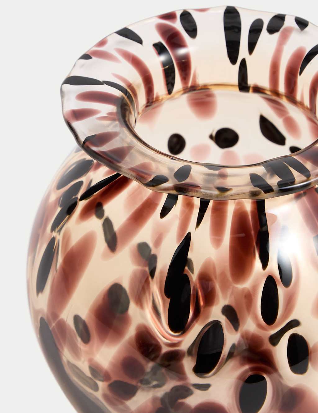 Confetti Glass Fishbowl Vase 3 of 3