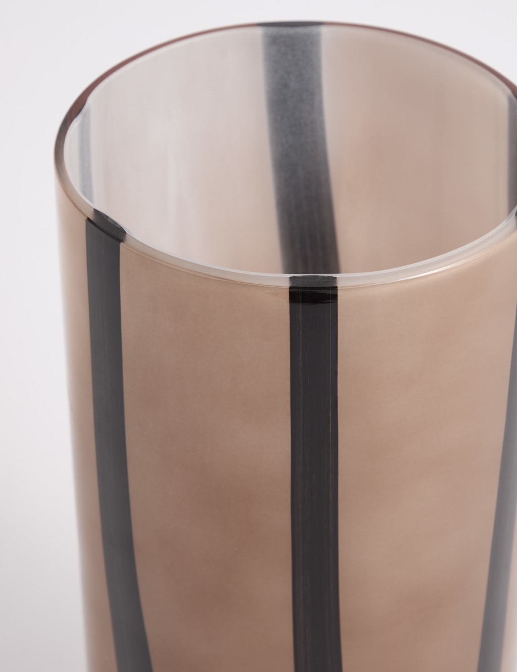 Large Striped Glass Vase 3 of 3