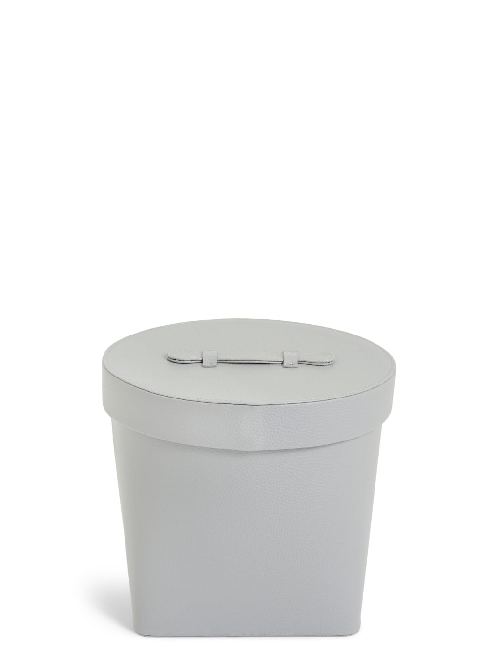 Set of 2 Faux Leather Storage Boxes 3 of 4